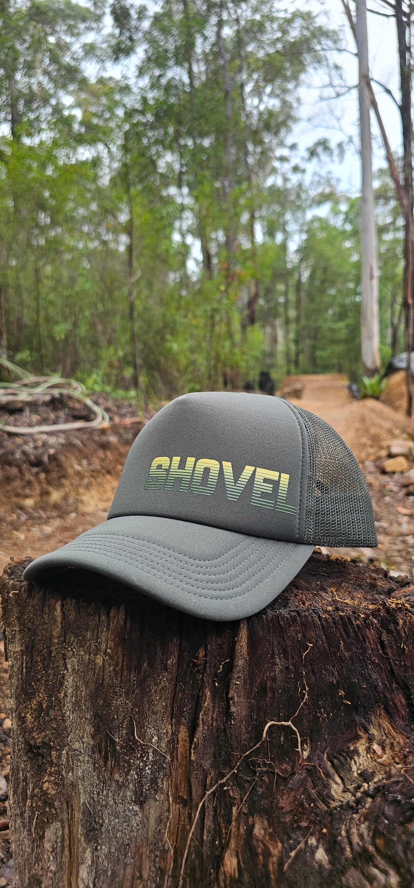 Shovel trucker hat